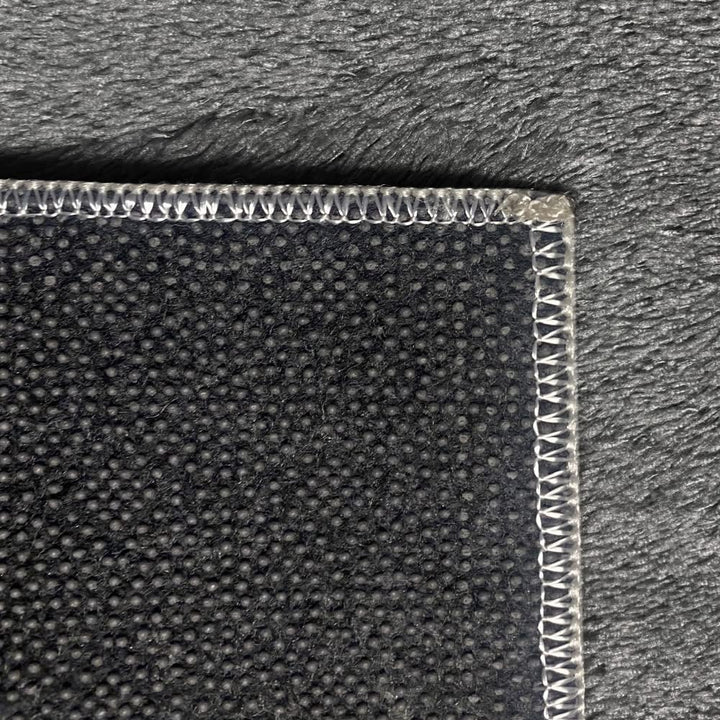 Teppich-Traum Designerteppich einfarbig, waschbar, blau, 140x200 cm 140x200 cm Anthrazit, 140x200 cm