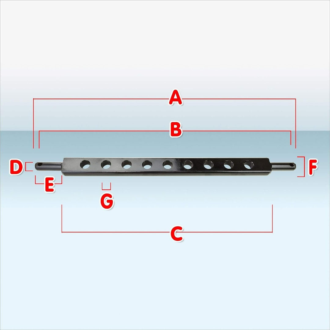 DEMA Ackerschiene 80 cm Kat. I