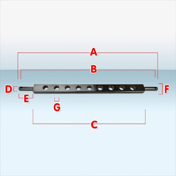DEMA Ackerschiene 80 cm Kat. I