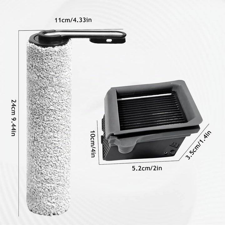 Bürstenrolle + Filter Zubehör Set für Tineco iFloor 5 Breeze Complete Nass und Trockensauger Ersatzt