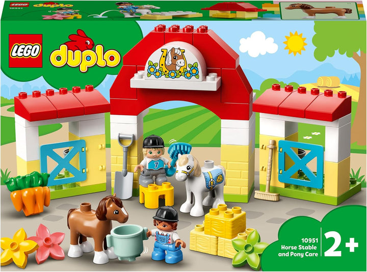 LEGO 10951 DUPLO Town Pferdestall und Ponypflege Single, Single