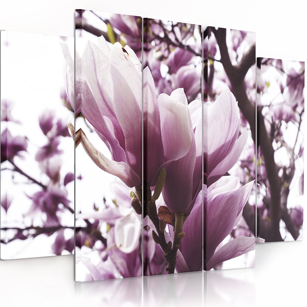 Feeby. Leinwandbild - 5 Teile - Bilder, Wand Bild, Wandbilder, Kunstdruck XXL, 5-Teilig, Typ B, 150x