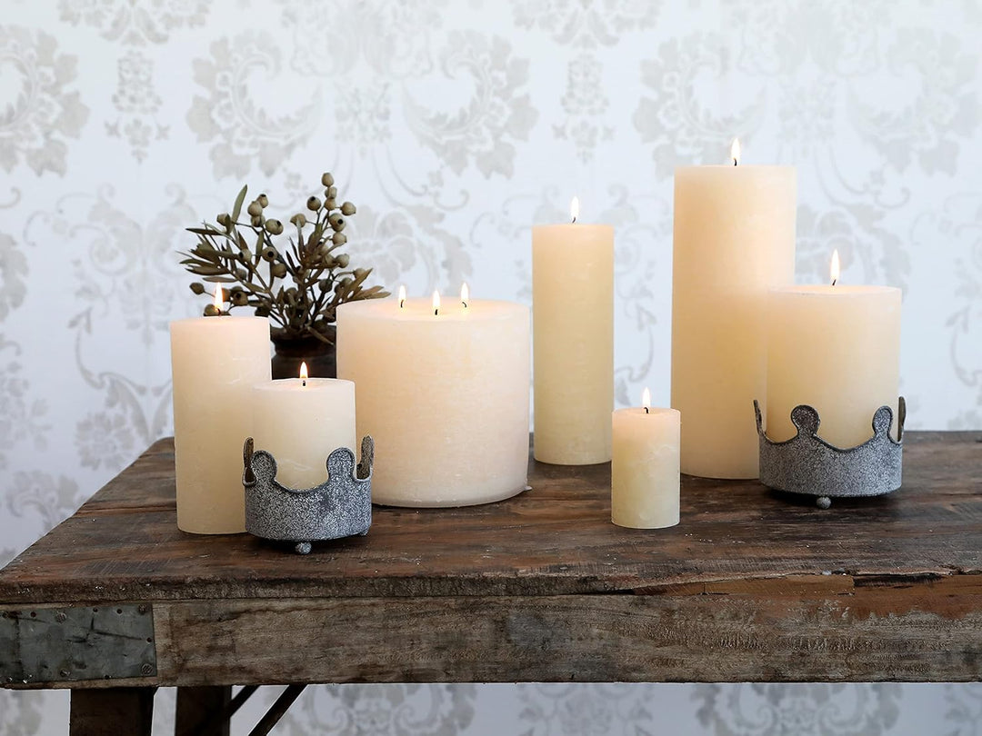 Chic Antique Macon rustikale Stumpenkerze versch.Farben und Grössen Kerze Antik NEU Altarkerzen 100
