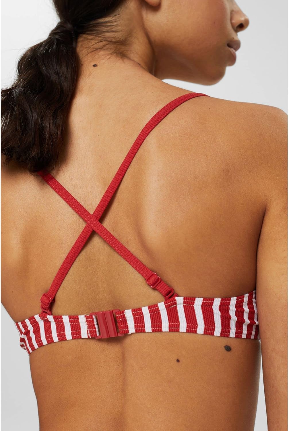 ESPRIT Damen Hamptons Beach RCS Uw.Bra Bikini 38 / C Rot, 38 / C Rot