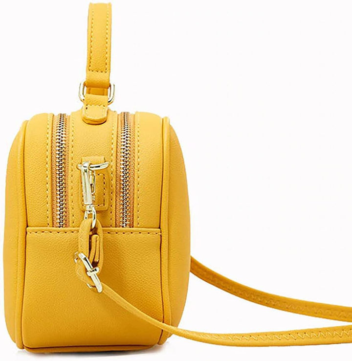 PIERRE LOUES Damen Handtasche Umhängetasche Henkeltasche Modischer Urban Chic Style PU Kunstleder fü
