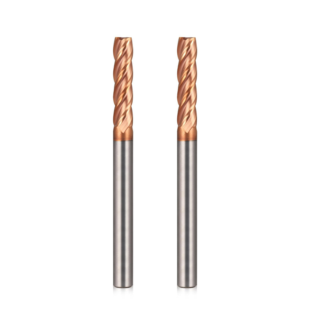 8mm Fräsende Mühle Wolframkarbid Fräser Schaftfräser 4-Flöte, 35mm Schneidlänge Spiralfräser Bit 2-S