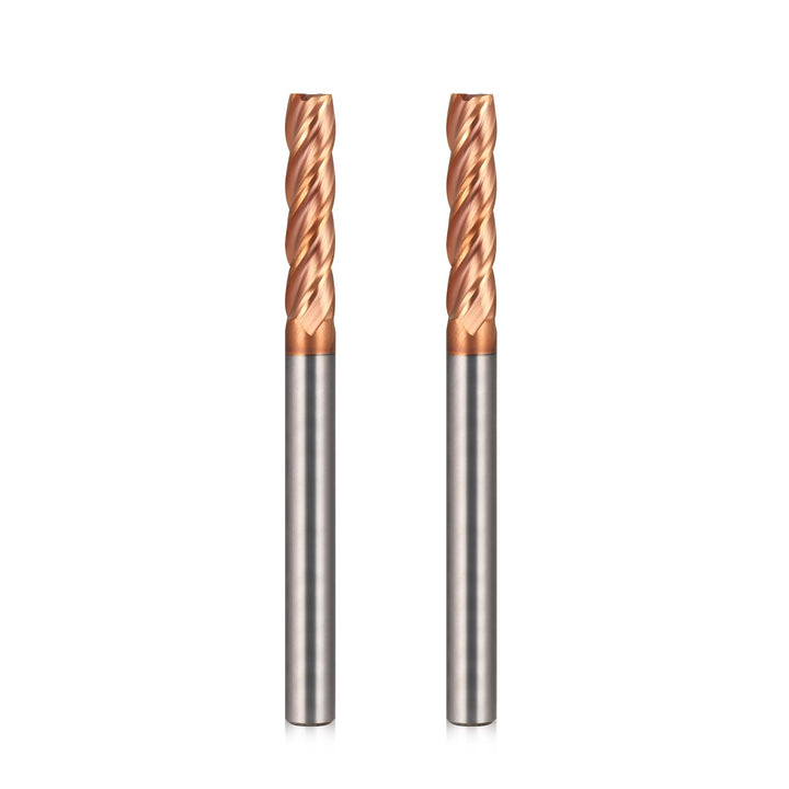 8mm Fräsende Mühle Wolframkarbid Fräser Schaftfräser 4-Flöte, 35mm Schneidlänge Spiralfräser Bit 2-S