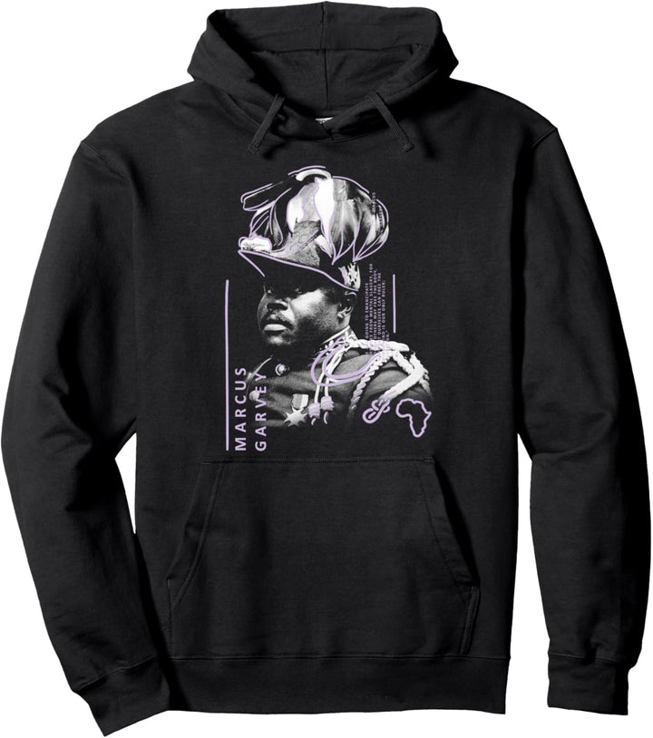 Marcus Garvey Quote Front & Back Pullover Hoodie