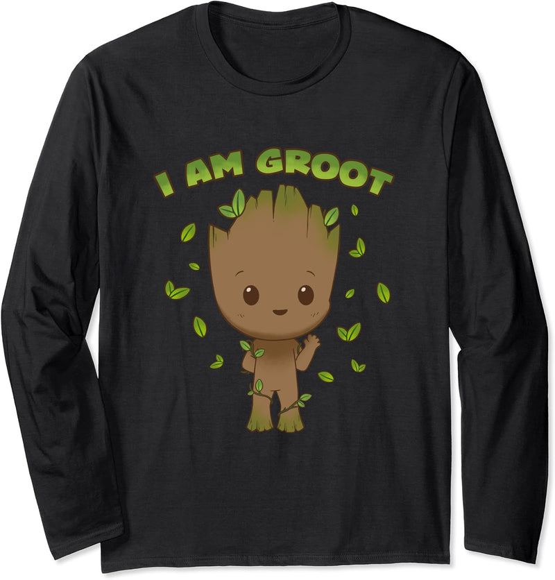 Marvel Studios I Am Groot Says Hello Langarmshirt
