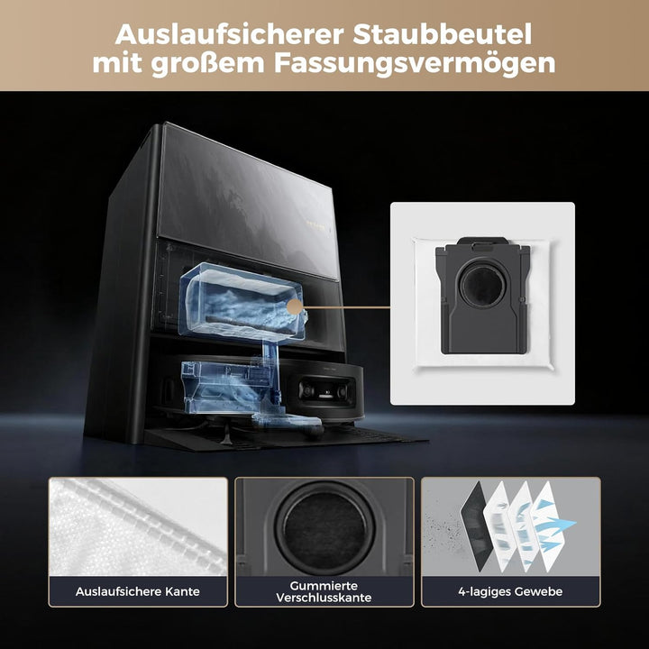 23 Stück Aqua10 Zubehör für Dreame Aqua10 Ultra Track Complete Saugroboter Ersatzteile:2 Hauptbürste