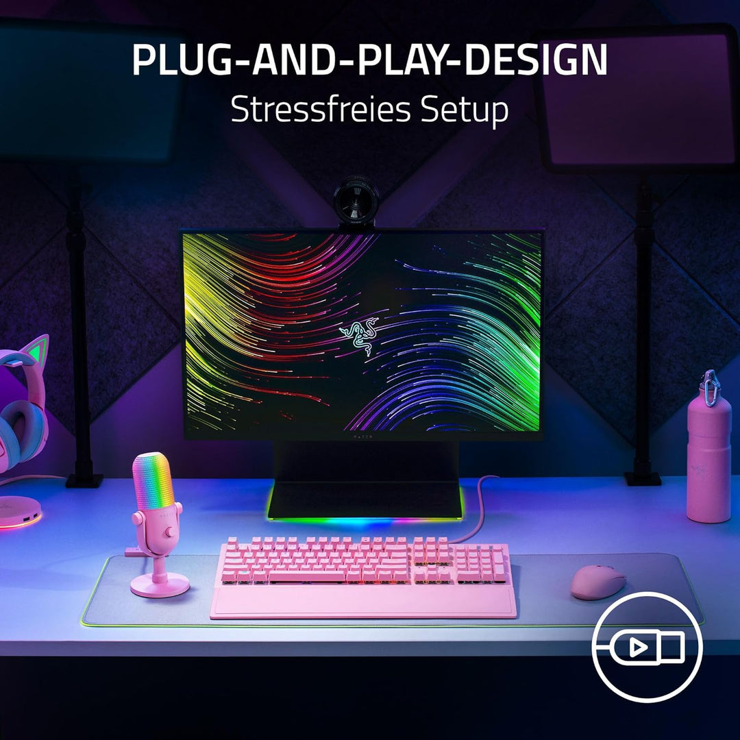 Razer Seiren V3 Chroma - RGB USB-Mikrofon - Supernieren Kondensator-Mikrofon mit Tap-to-Mute (Reakti