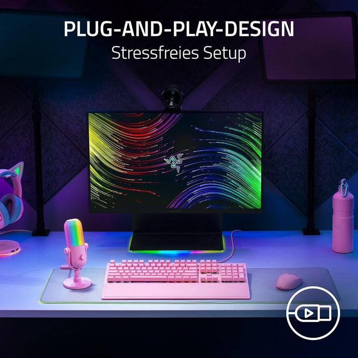 Razer Seiren V3 Chroma - RGB USB-Mikrofon - Supernieren Kondensator-Mikrofon mit Tap-to-Mute (Reakti