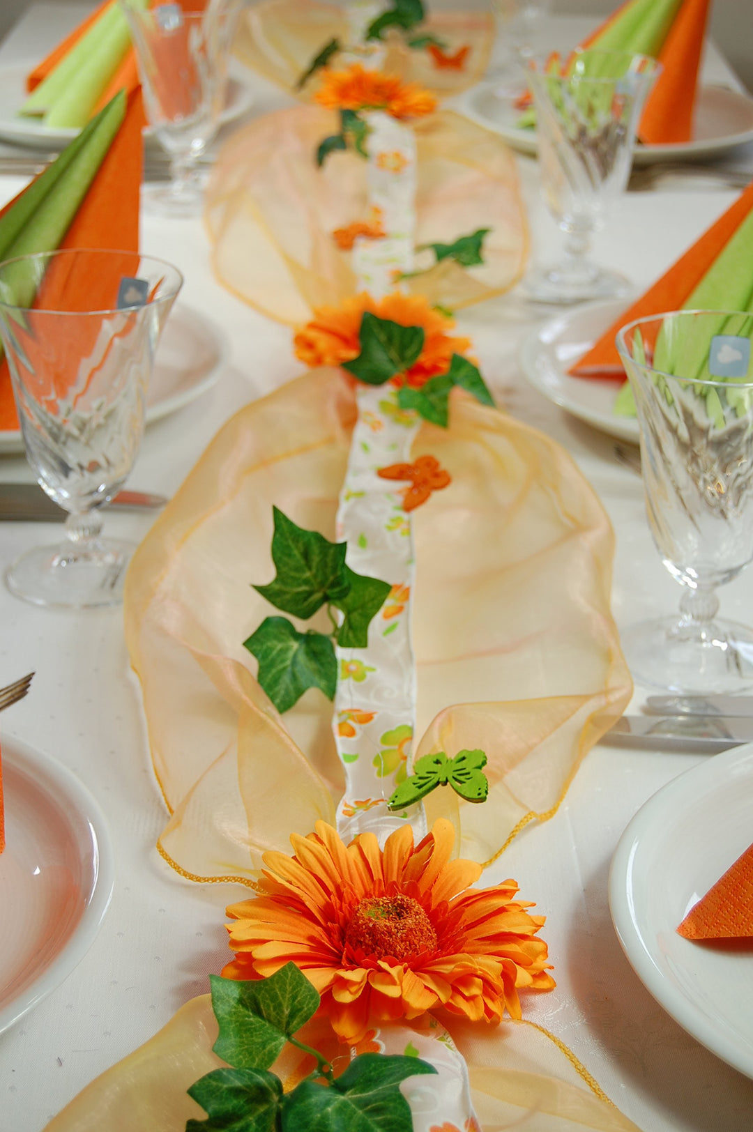 Fibula [Style] ® Komplettset"Summertime" Grösse M Tischdekoration für Hochzeit/Taufe/Geburtstag/Komm
