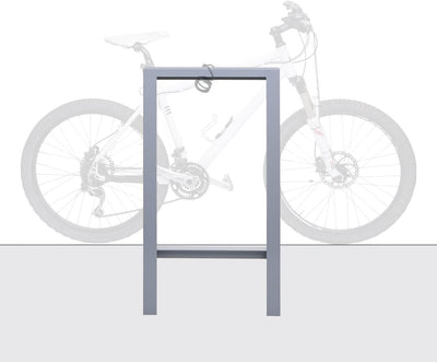 Mendler Fahrradbügel HWC-J74 Fahrradständer Anlehnbügel, verzinkter Karbonstahl Outdoor-pulverbeschi