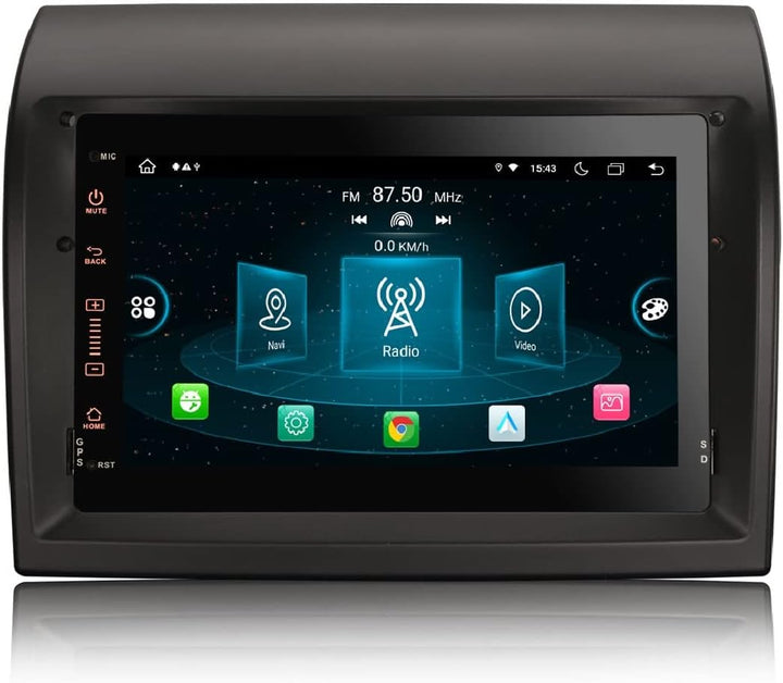 GONFEN 7 Zoll 8-Kern Android 12 Autoradio für FIAT Ducato Citroen Jumper Peugeot Boxer Mit GPS Navi