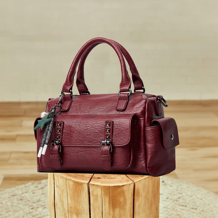 NICOLE &amp; DORIS Handtaschen Damen Umhängetasche Klein Tasche Frauen Schultertasche Retro Crossbody Ta