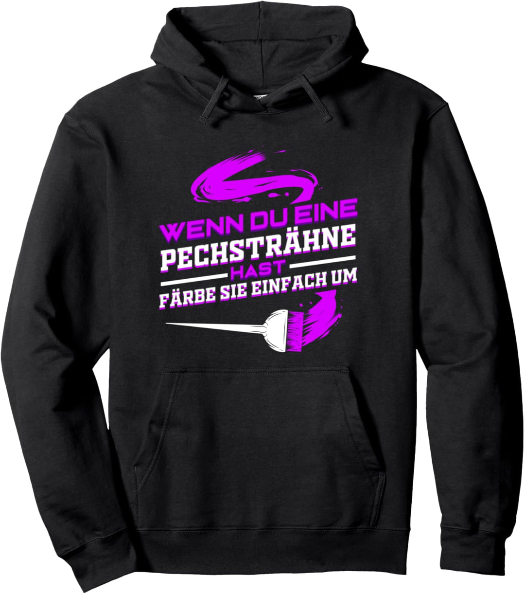 Friseurin Geschenk für Friseur Salon Frisör Pechsträhne Pullover Hoodie