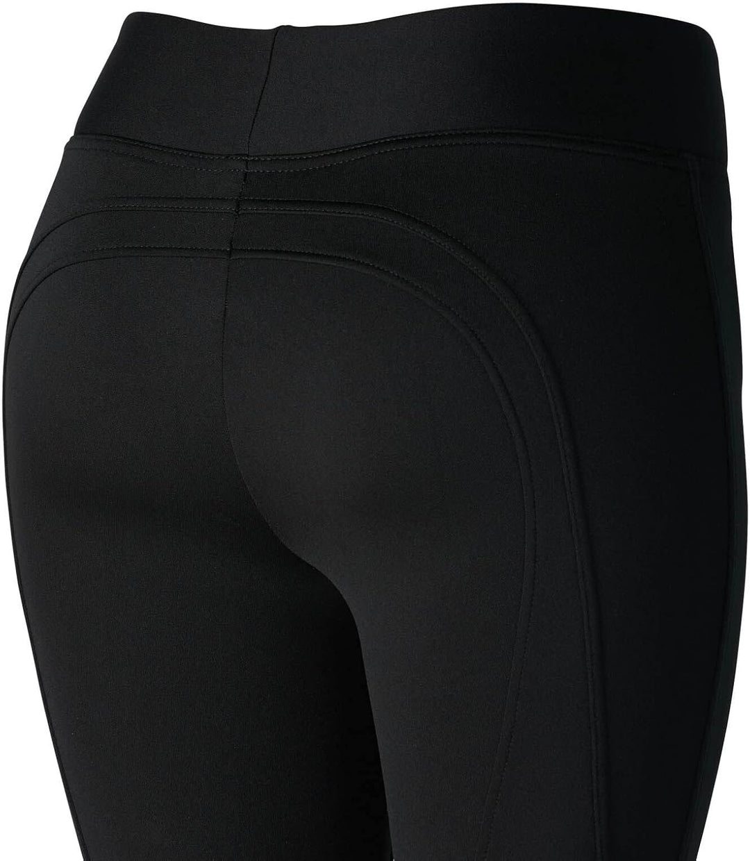 HORZE Damen Thermo Reitleggings Active, Winter Reithose mit Silikon Kniebesatz 36 Schwarz, 36 Schwar