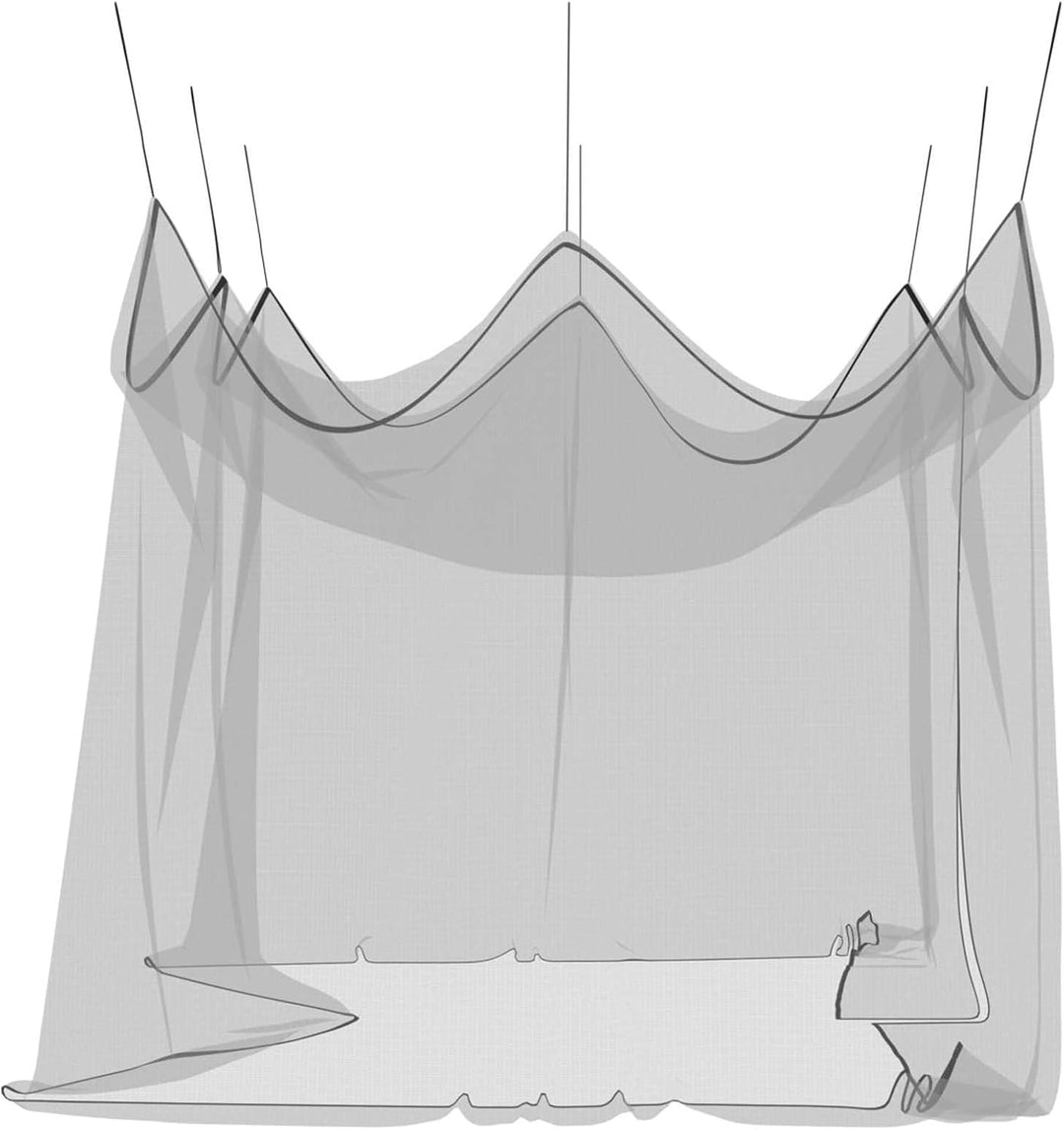 Moskitonetz Garten, 156 Mesh Polyester mit Reissverschluss und Seil, 3x4,5x2,5m, for Terrasse Campin