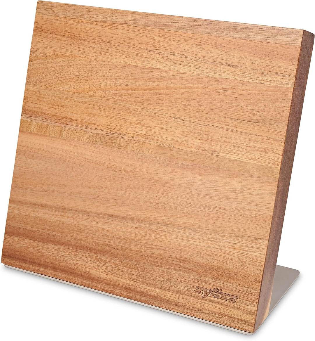 Zyliss E920281 Magnetischer Messerblock, Braun, Holz, Flexible Küchenmesseraufbewahrung magnetisch f