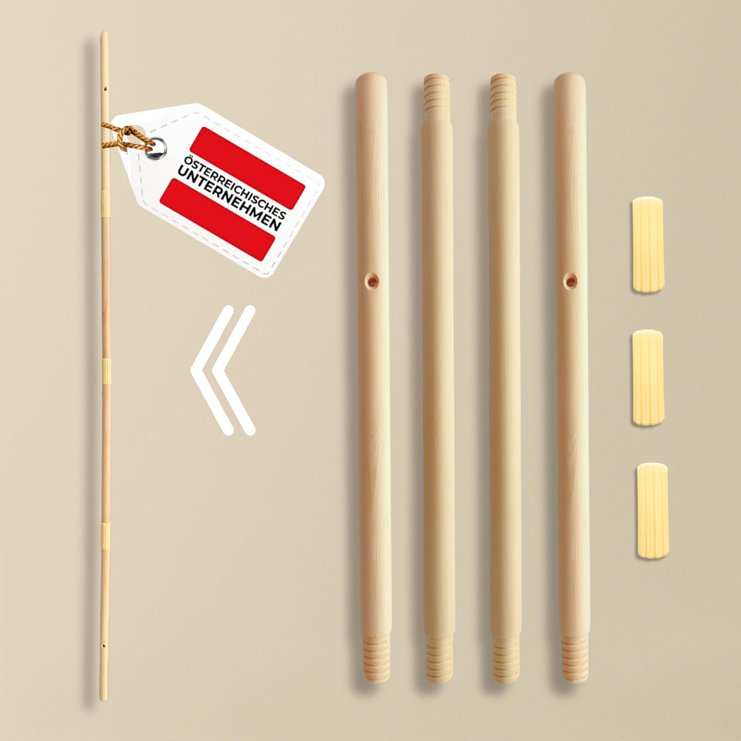 Tipi-Zeltstange [1 Stück] Ersatzstange 172cm für Tipi Zelt (schraubbar) Ersatzteil Kinderzelt aus Ki
