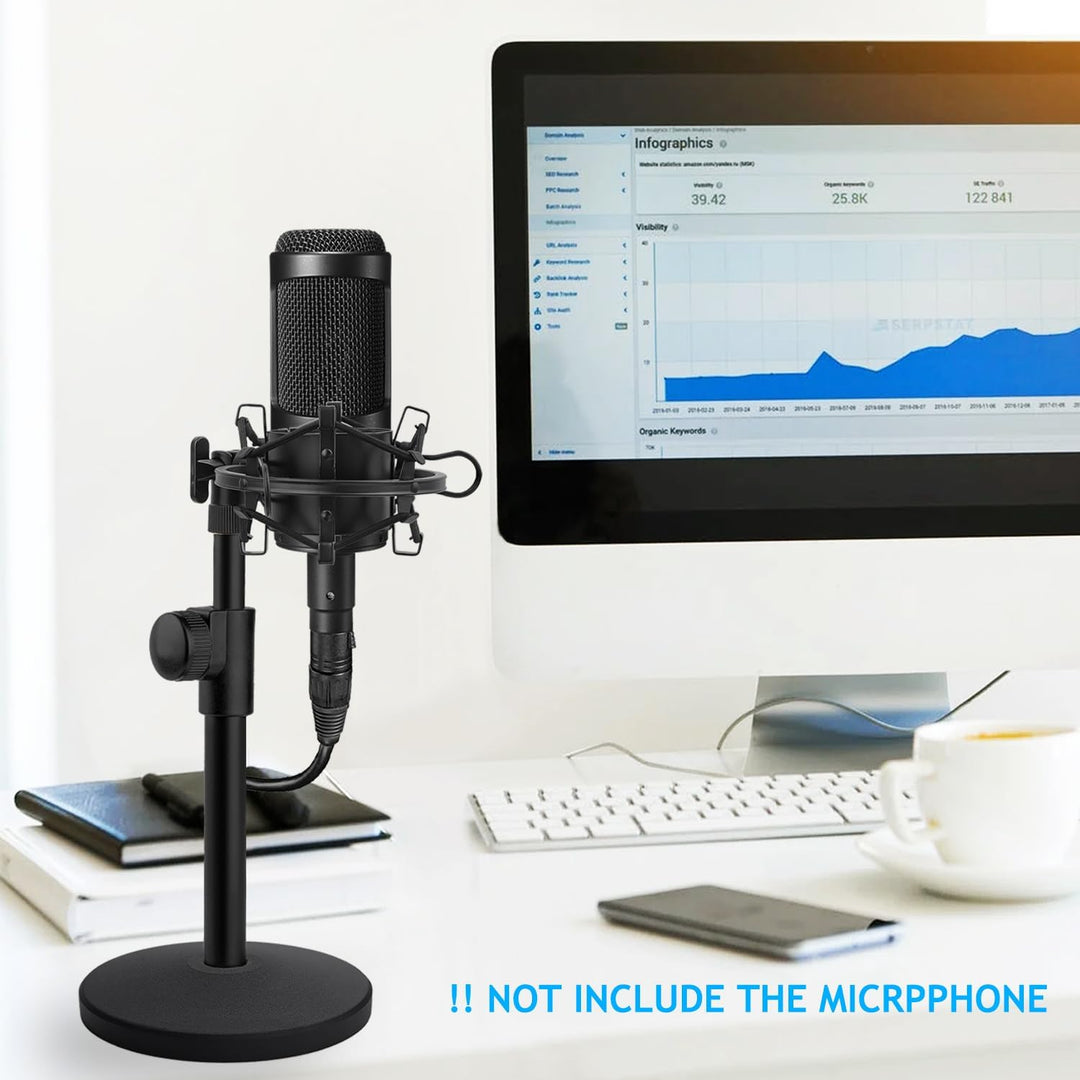 AT2020 Mikrofonständer mit Shock Mount für Audio Technica AT2020V AT2020USB+ AT2035 ATR2500X Kondens
