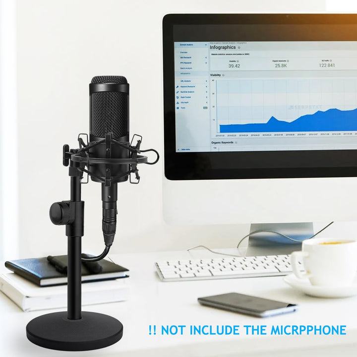 AT2020 Mikrofonständer mit Shock Mount für Audio Technica AT2020V AT2020USB+ AT2035 ATR2500X Kondens