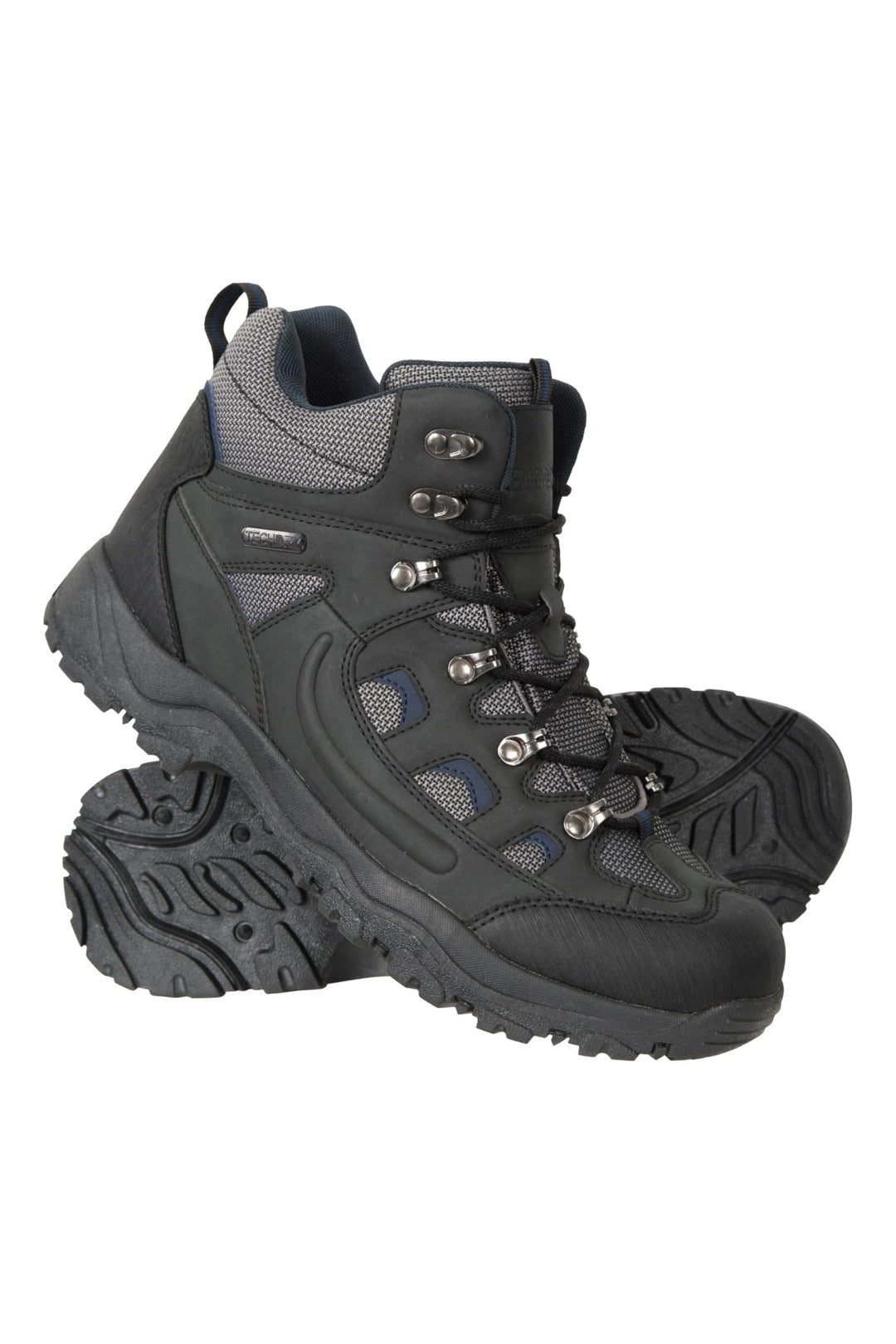 Mountain Warehouse Adventurer Mens Waterproof Boots - IsoDry Schuhe mit Synthetik-Obermaterial, Mesh