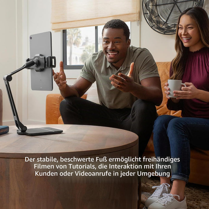 Twelve South HoverBar Duo (2nd Gen) for iPad/iPad Pro/Tablets | Adjustable Arm with New Quick-Releas