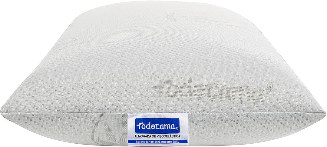 Todocama Todolit Viskoelastisches Kopfkissen, 75 cm, 2 Stück, Weiss Pack de 2 unidades - 75 cm, Pack