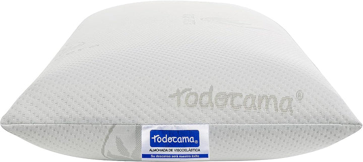 Todocama Todolit Viskoelastisches Kopfkissen, 75 cm, 2 Stück, Weiss Pack de 2 unidades - 75 cm, Pack