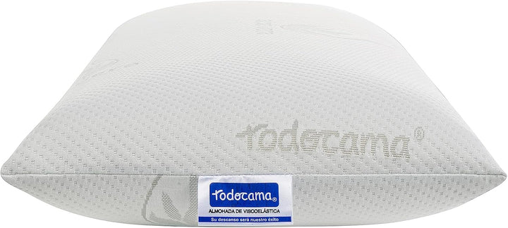 Todocama Todolit Viskoelastisches Kopfkissen, 75 cm, 2 Stück, Weiss Pack de 2 unidades - 75 cm, Pack