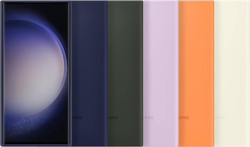 Samsung Silicone Smartphone Case EF-PS918 für Galaxy S23 Ultra, Handy-Hülle, Silikon, Kratzfest, Sch