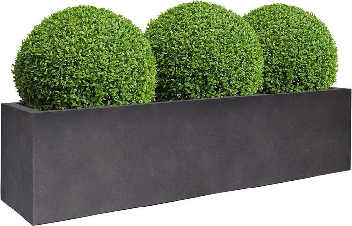 ESCHBACH® Pflanzkübel Box 80 II Espresso Anthrazit Rechteckig * 80 x 20 x 20 cm * 10 Jahre Garantie
