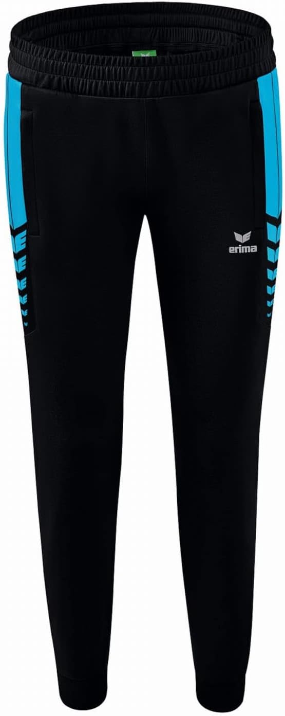 Erima Damen Trainingshose Six Wings Funktionelle 38 Schwarz/Curacao, 38 Schwarz/Curacao