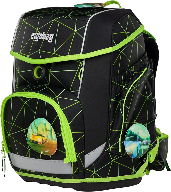 ergobag cubo Set ergonomischer Schulranzen, Vorgänger-Kollektion, klassisch 5-teilig 1. Klasse Grund