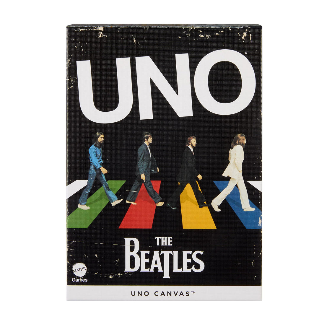 Mattel Games - UNO Canvas The Karten für Kinder, Erwachsene und Familienabende mit Illustrationen un