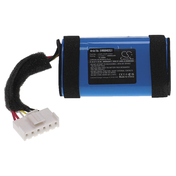vhbw 1x Akku kompatibel mit JBL Charge 5 Lautsprecher Boxen Speaker (10000 mAh, 3,7 V, Li-Ion)