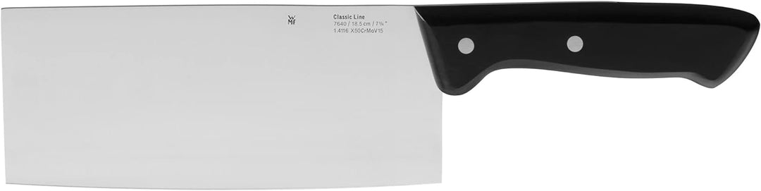 WMF Classic Line Chinesisches Kochmesser 31,5 cm, Spezialklingenstahl, Kunststoffgriff, Klinge 18,5