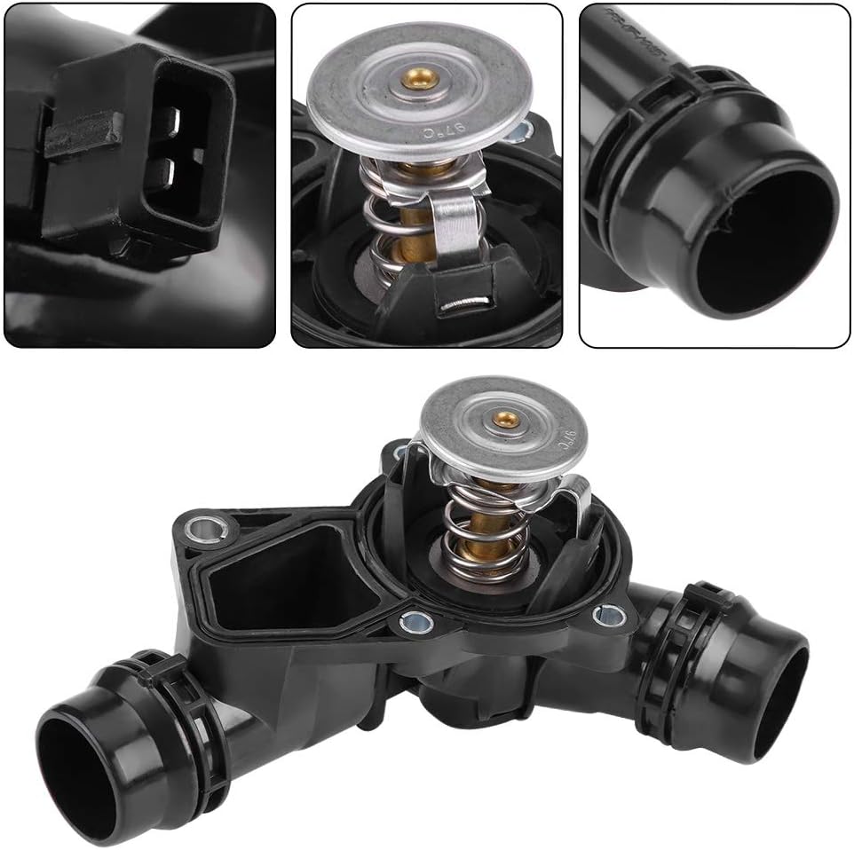 11531437040 Thermostatgehäusesatz mit Sensordichtung für E46 E39 X5 X3 Z3 Z4 325i 330i 525i 530i Mot