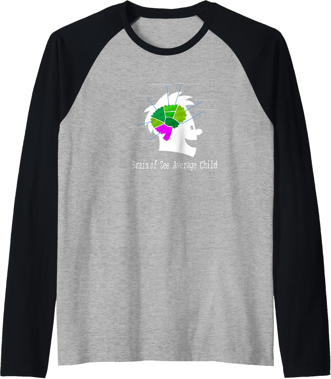 Captain Underpants Gehirn Raglan