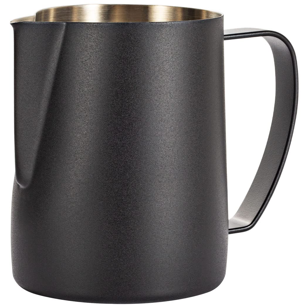 Dianoo Milchaufschäumkrug, 600 ml Edelstahl, Espresso-Dampfkrug, Kaffee, Cappuccino, Barista, Dampfk