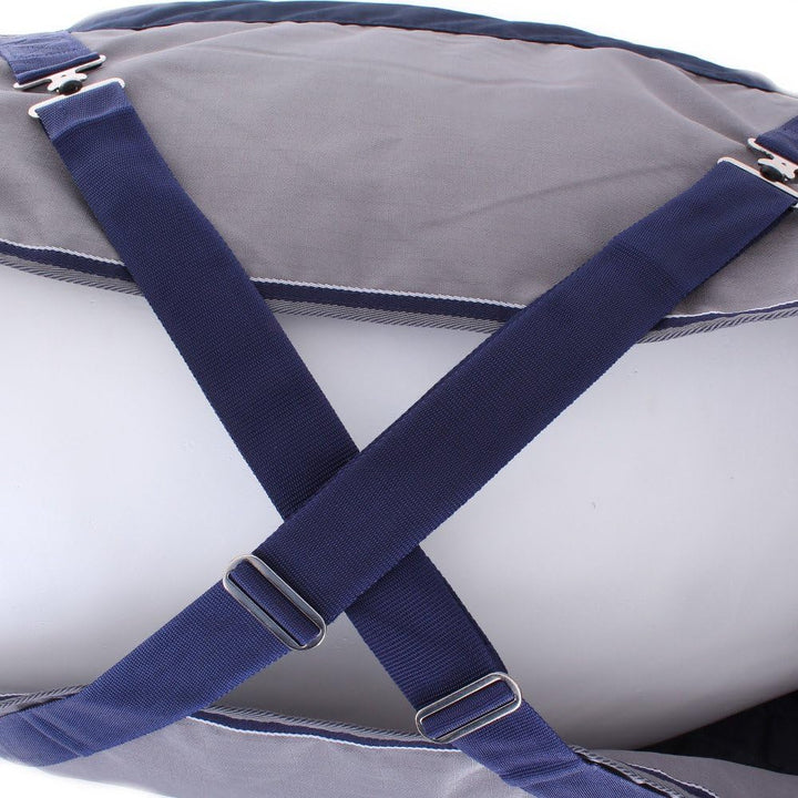 Equi-Theme/Equit'M Tyrex 600 D Pferdedecke 6 ft/3-Inch/190 cm marineblau/grau, 6 ft/3-Inch/190 cm ma