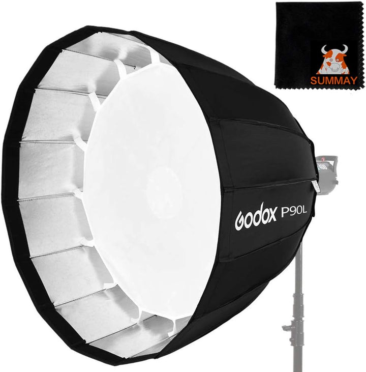 GODOX 90cm Deep Softbox P90L Bowens Mount für Studio Monolight Flash Light (P90L), P90L