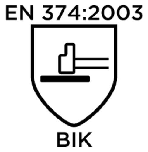 Ansell ChemTek 38-514 Butyl/Viton Handschuhe, Chemikalien- und Flüssigkeitsschutz, Schwarz, Grösse 1