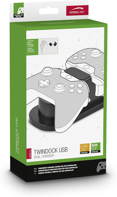 SPEEDLINK TWINDOCK USB Charging System - Ladestation für Xbox One Controller, für zwei Gamepads glei