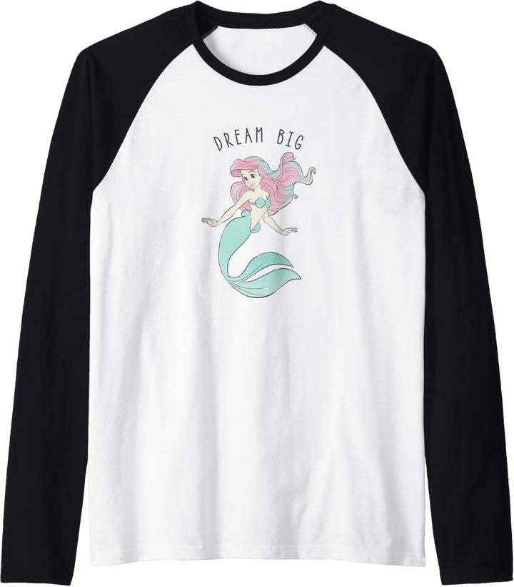 Disney The Little Mermaid Ariel Dream Big Portrait Raglan
