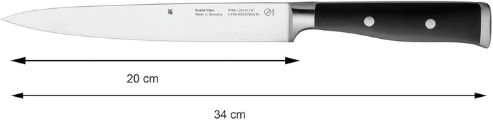 WMF Grand Class Fleischmesser 34 cm, Made in Germany, Messer geschmiedet, Performance Cut, Spezialkl