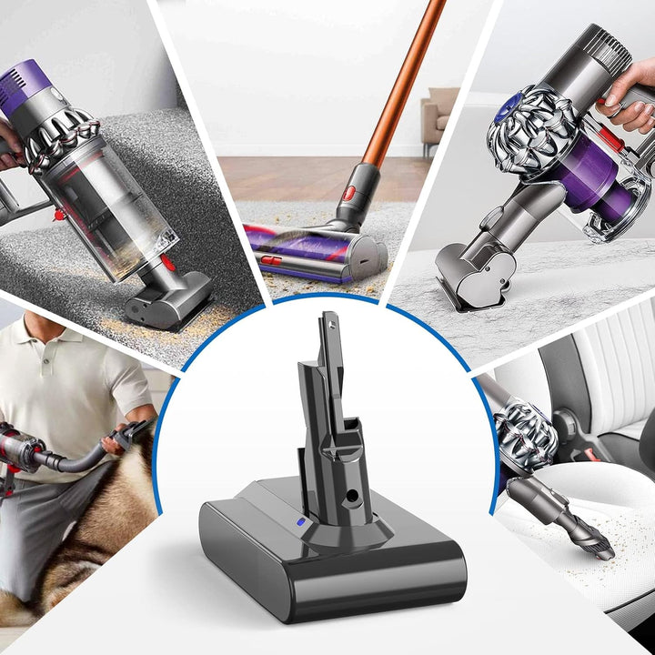 BATTOOL 21,6V 8000mAh V7 Akku kompatibel mit Dyson V7 SV11 Motorhead Serie | SV11 Absolute Mattress