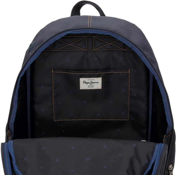Pepe Jeans Yelena Rucksack Blau 31x42x17,5 cms Polyester 22.79L